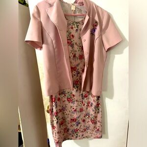 Blair Blazer with Flowered dress